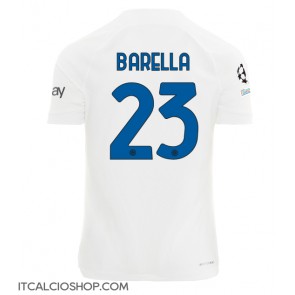 Inter Milan Nicolo Barella #23 Seconda Maglia 2023-24 Manica Corta